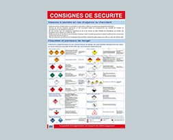 Les consignes de sécurité ADR
