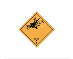 Étiquette de danger Classe 1
