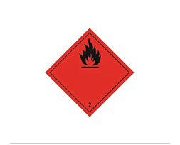 Étiquette de danger Classe 2.1