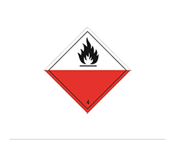 Étiquette de danger Classe 4.2