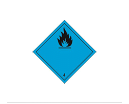 Étiquette de danger Classe 4.3