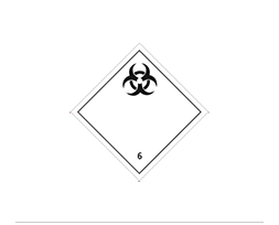 Étiquette de danger Classe 6.2