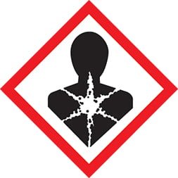 Etiquette Danger pour la santé SGH 08, 20