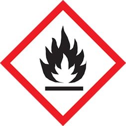 Etiquette Inflammable SGH 02