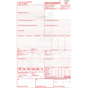 Lettre de voiture CMR LASER lot de 25 (réf. 35076)