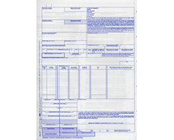LTA (Lettre de Transport Aérien)-Feuillets Contisnap
